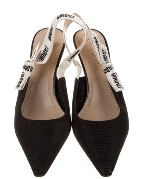 christian dior high heels|dior slingback kitten heels.